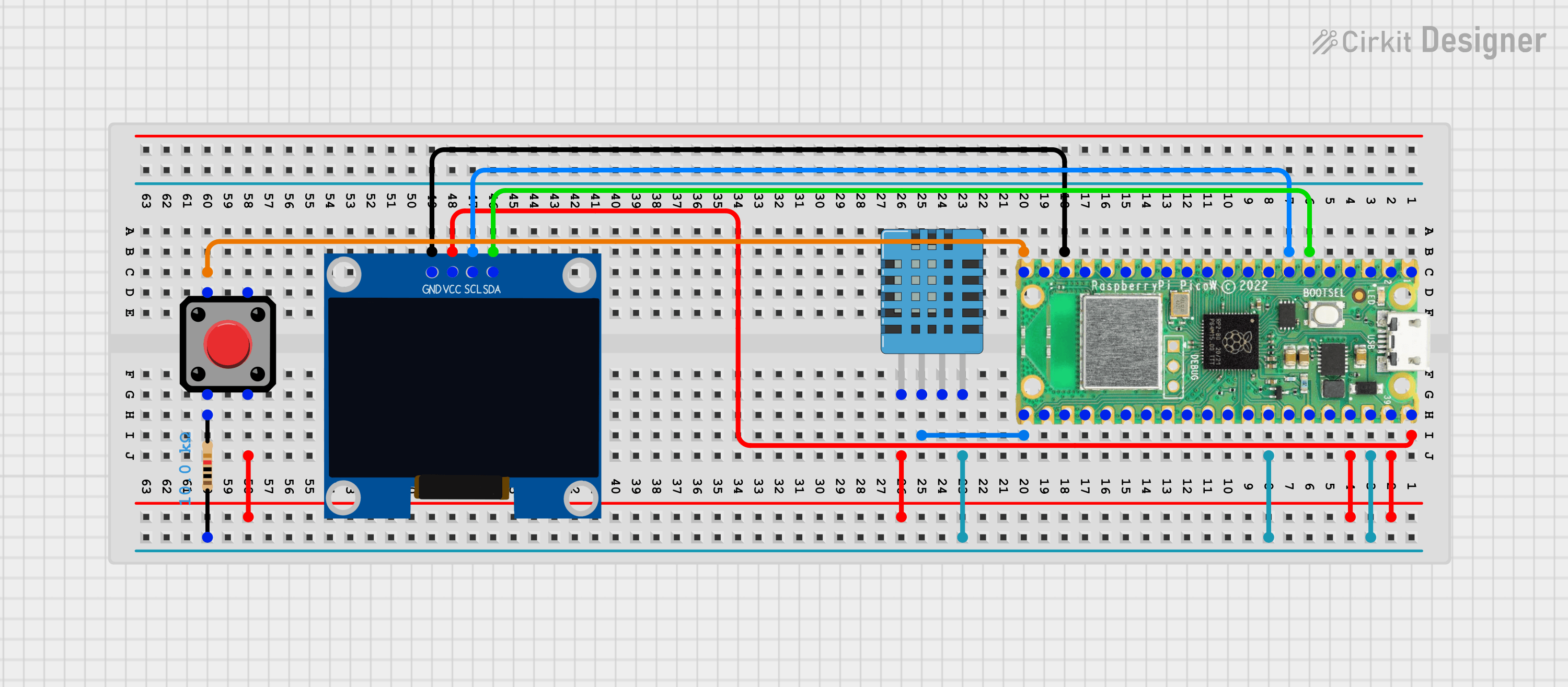 Pico W Wi-Fi Thermometer